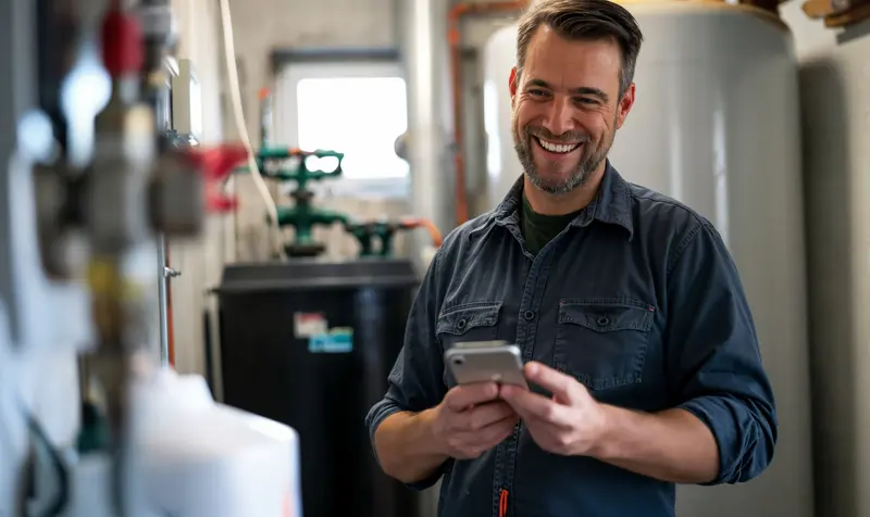 Fencing contractor using ServiceConnect PRO platform